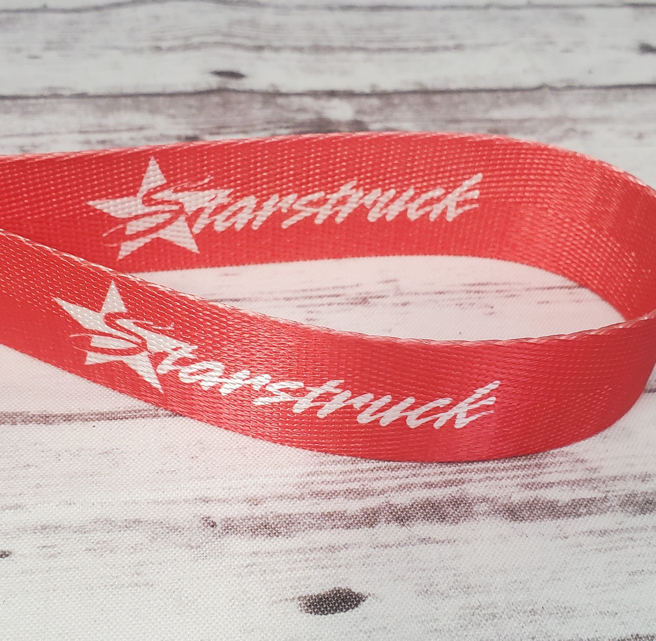 Starstruck Key Fob Wristlet- Red