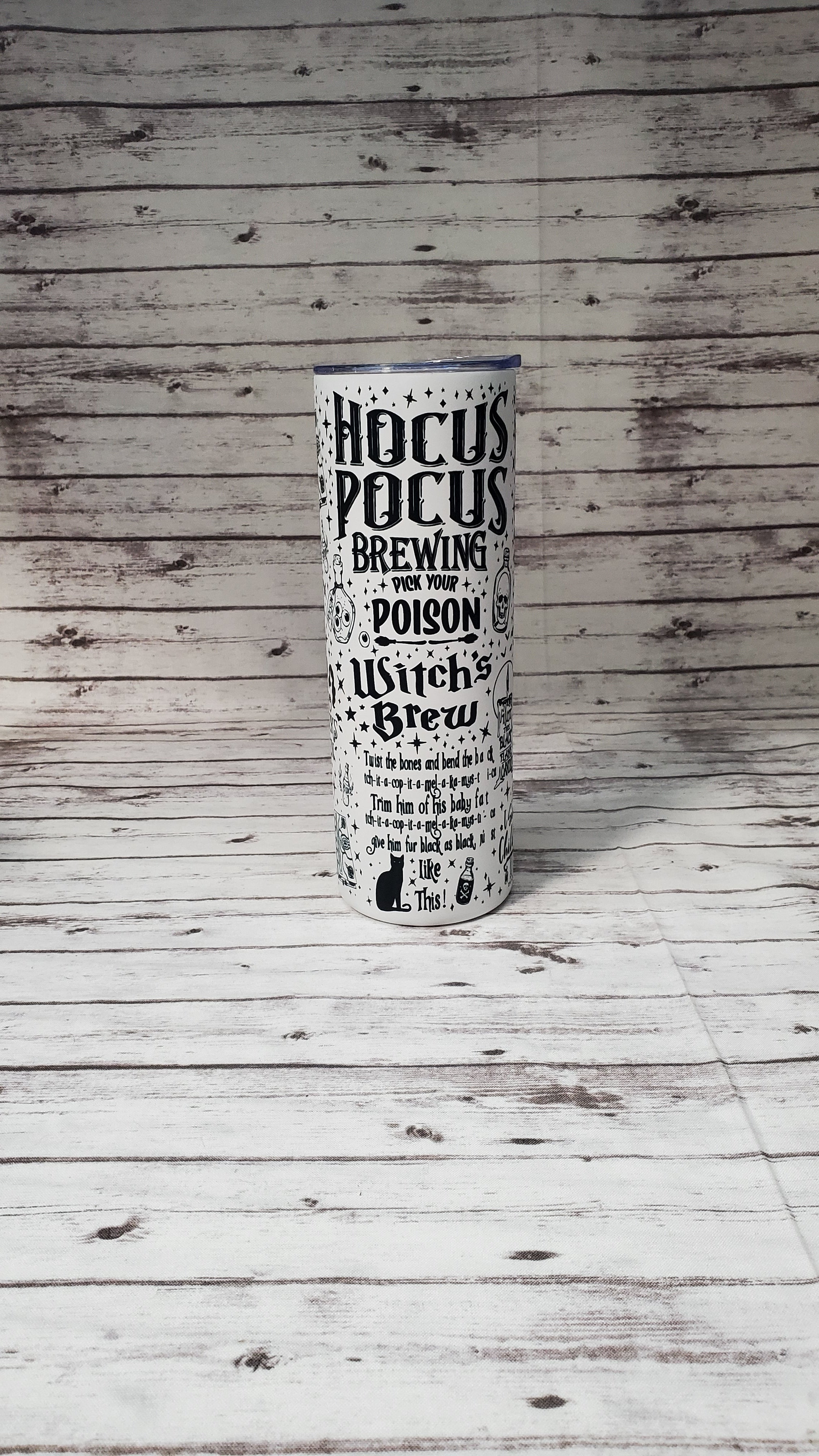 Halloween- Hocus Pocus 20oz glow-in-the-dark tumbler