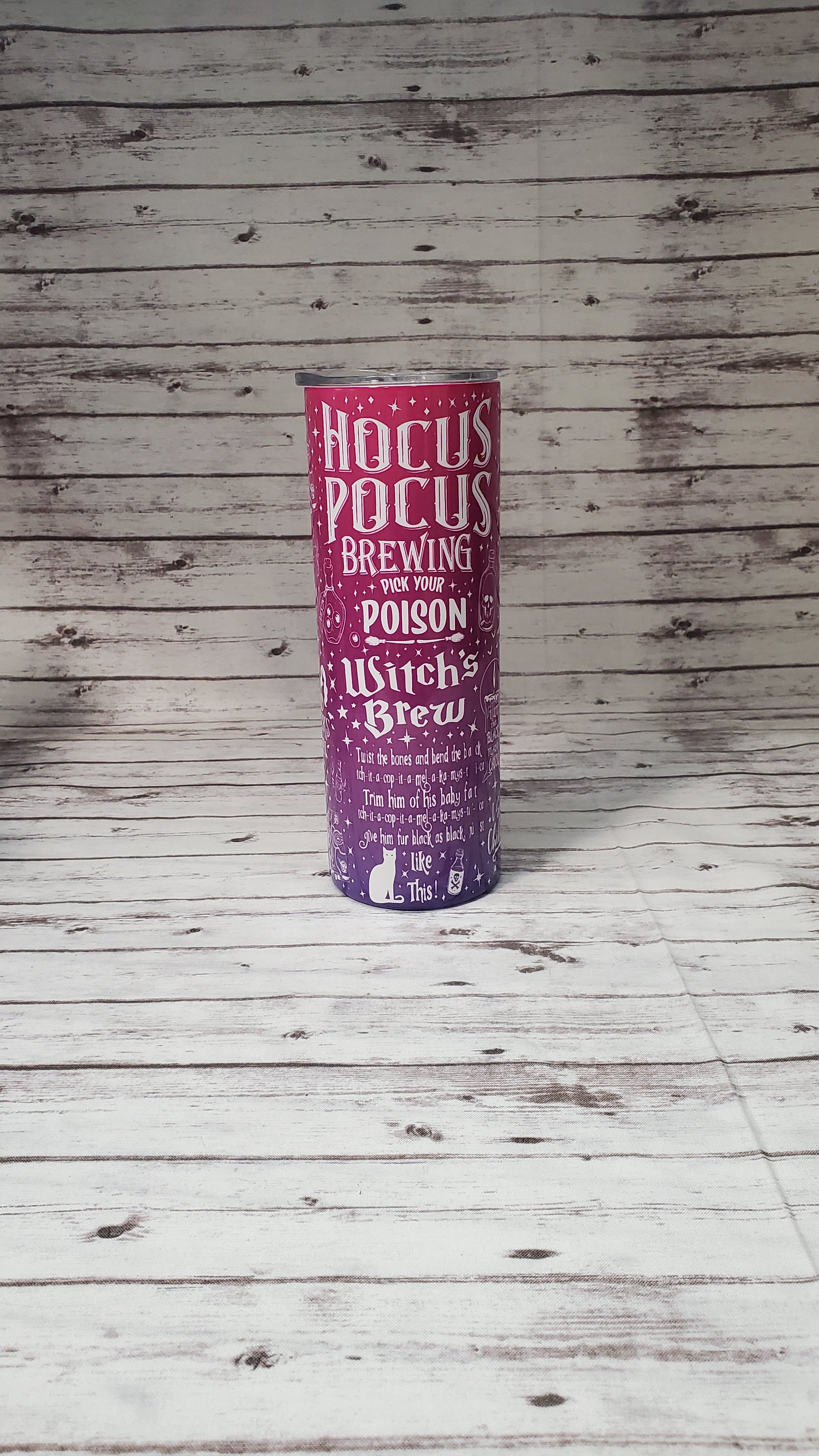 Halloween- Hocus Pocus 20oz glow-in-the-dark tumbler