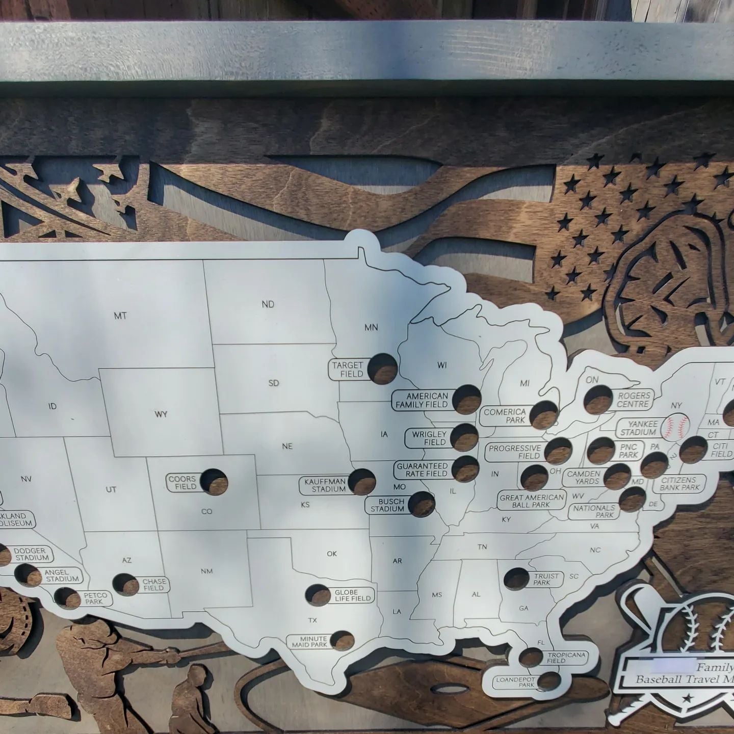 Baseball Stadiums Visited Tracker