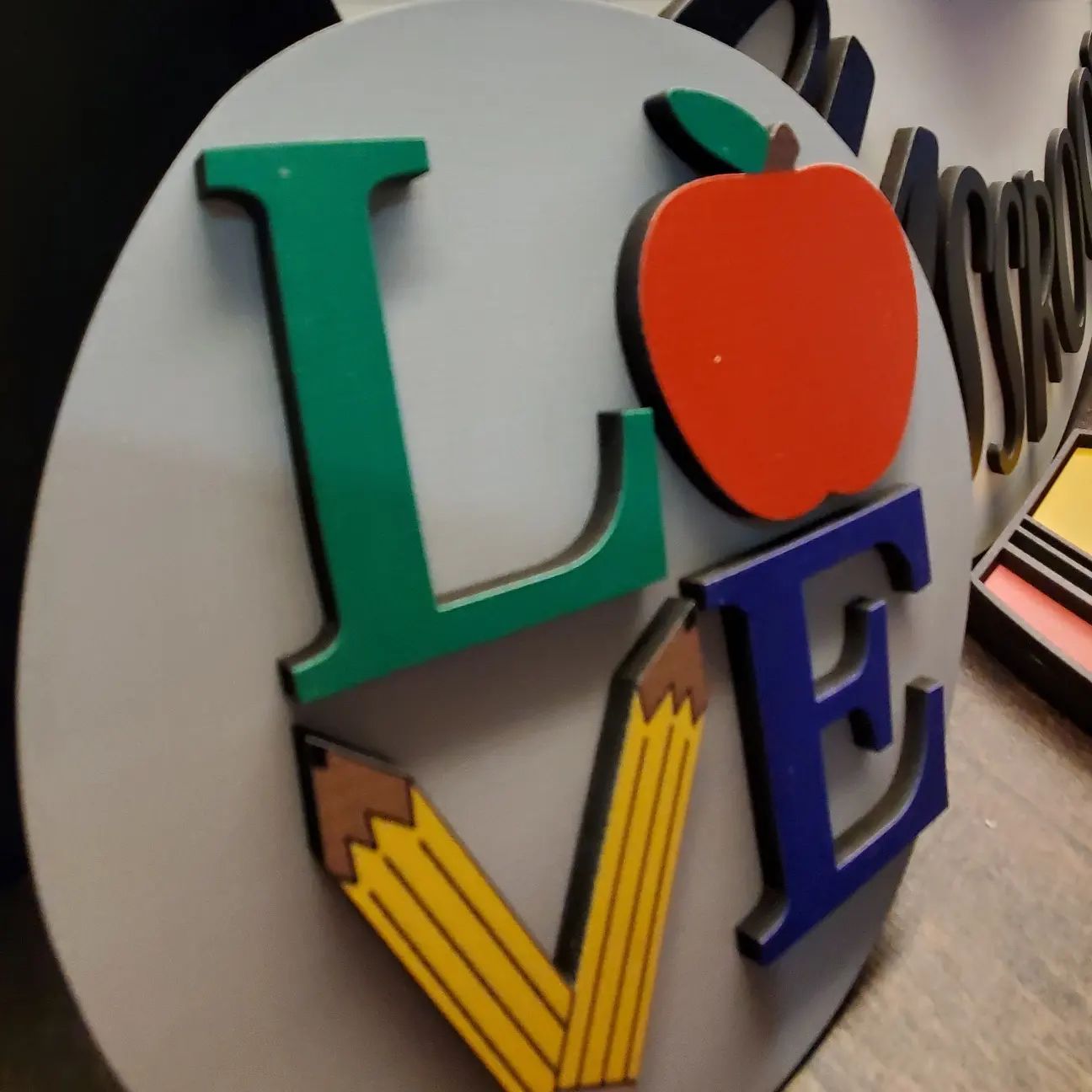 Interchangeable Classroom Sign