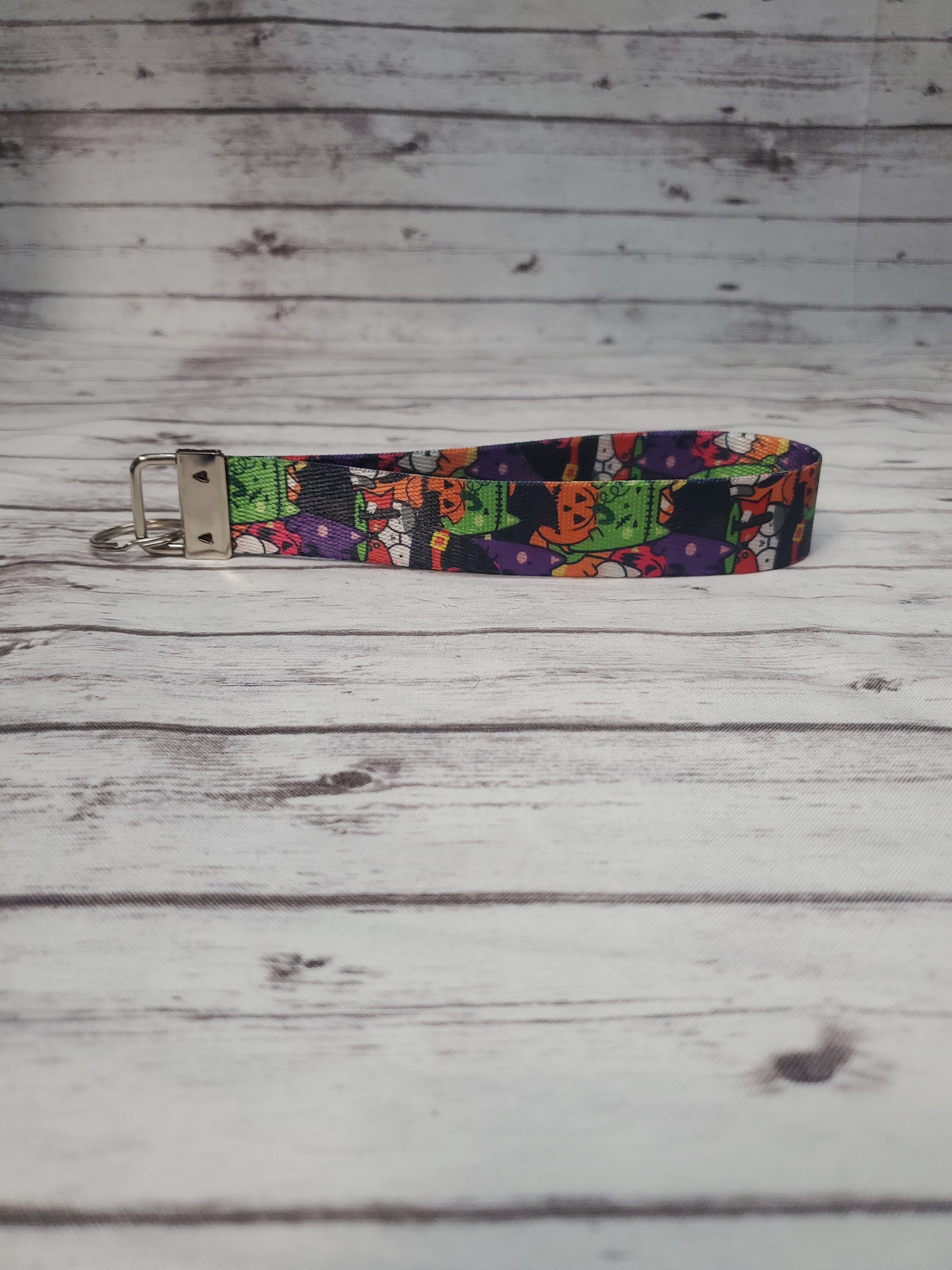 Halloween Keychain Wristlet