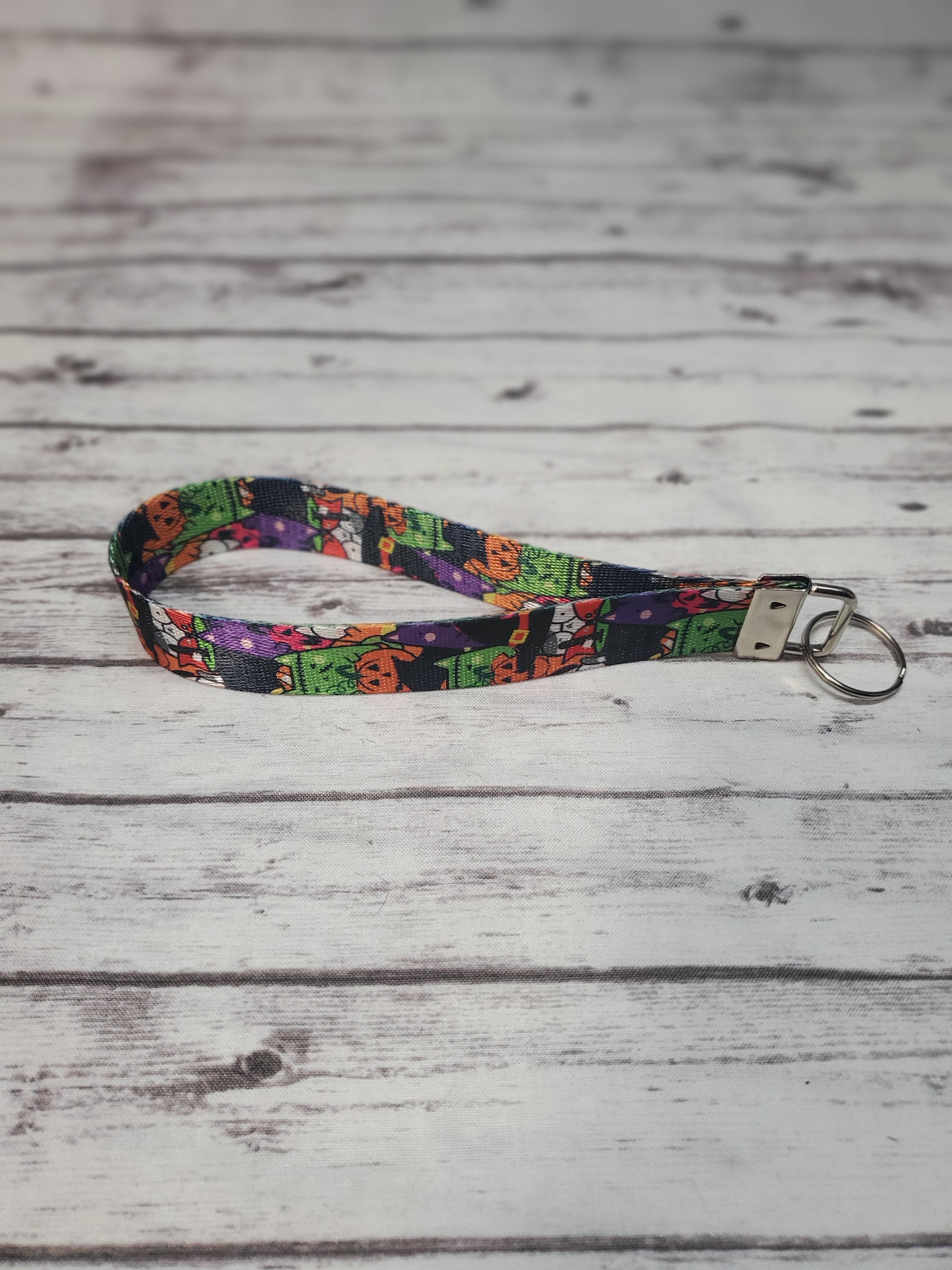 Halloween Keychain Wristlet