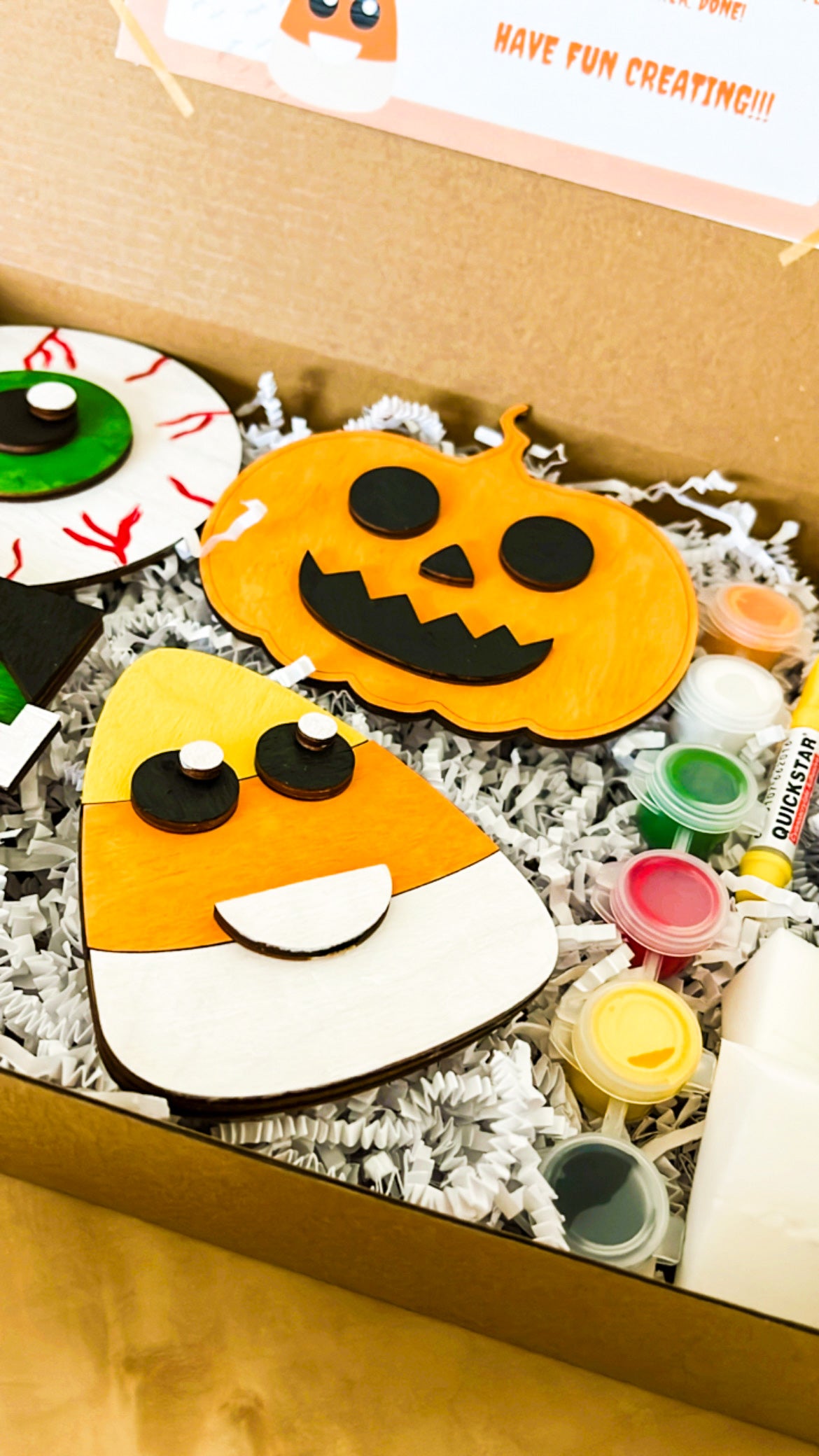 Halloween- DIY Wooden Halloween Paint Kit