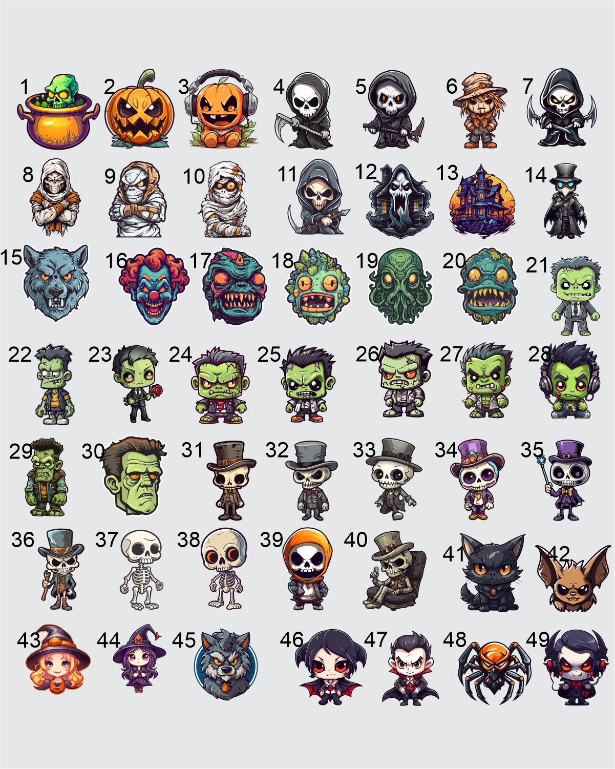 Halloween Outdoor Character Sign