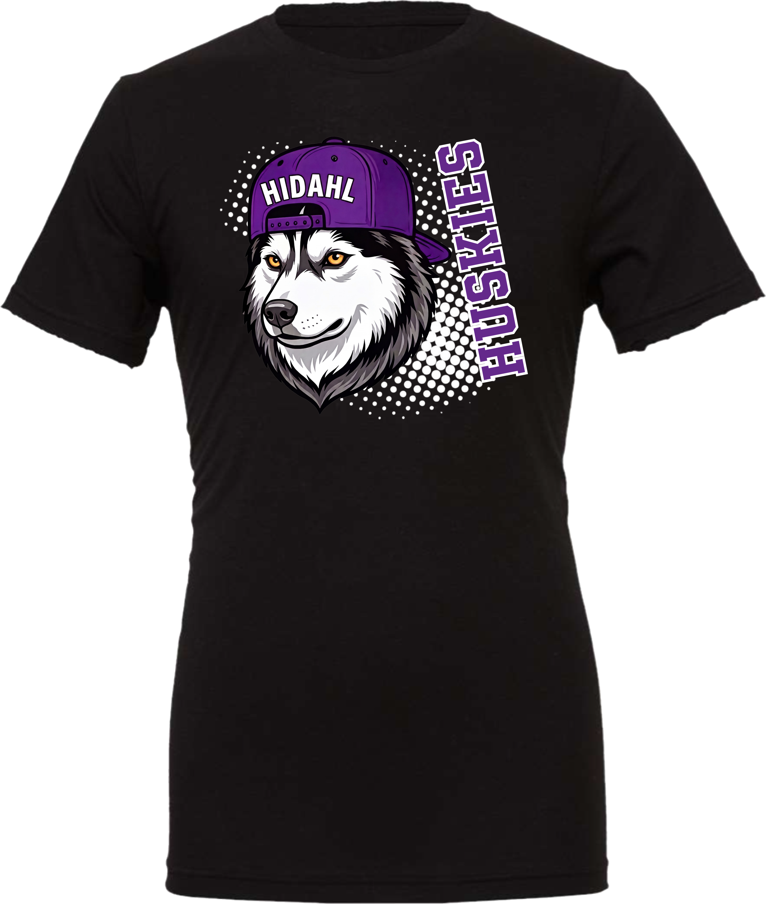 Hidahl Huskies Hat 2.0 T-shirt
