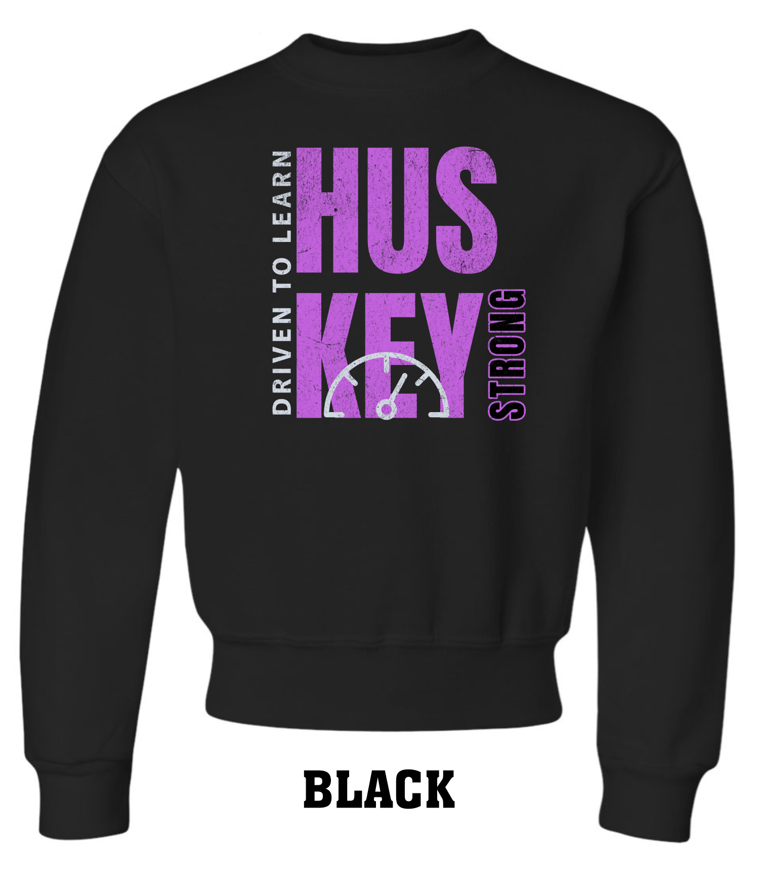 Hidahl Huskies Strong- Crewneck Sweatshirt