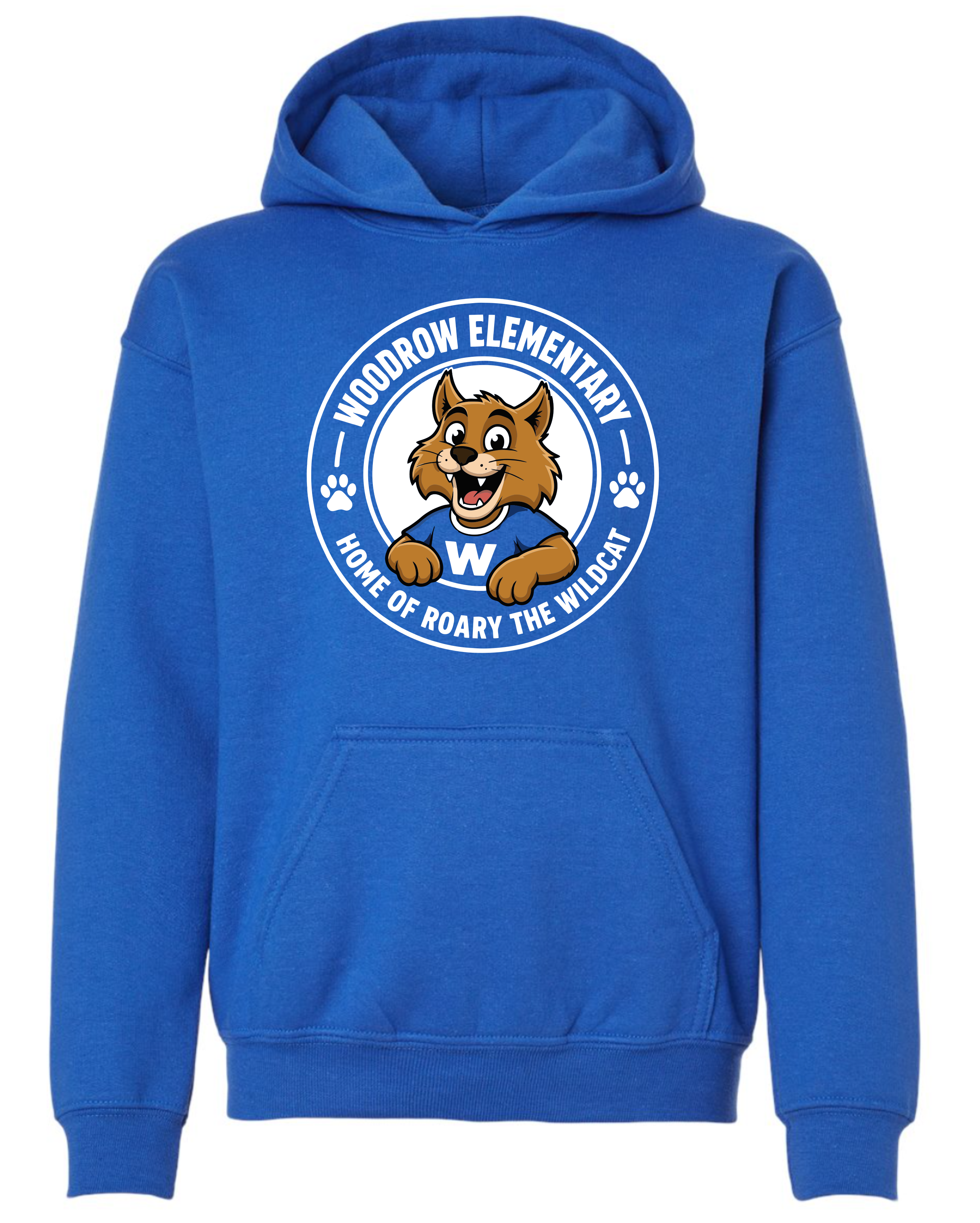 Woodrow Elementary Hoodie Royal Blue