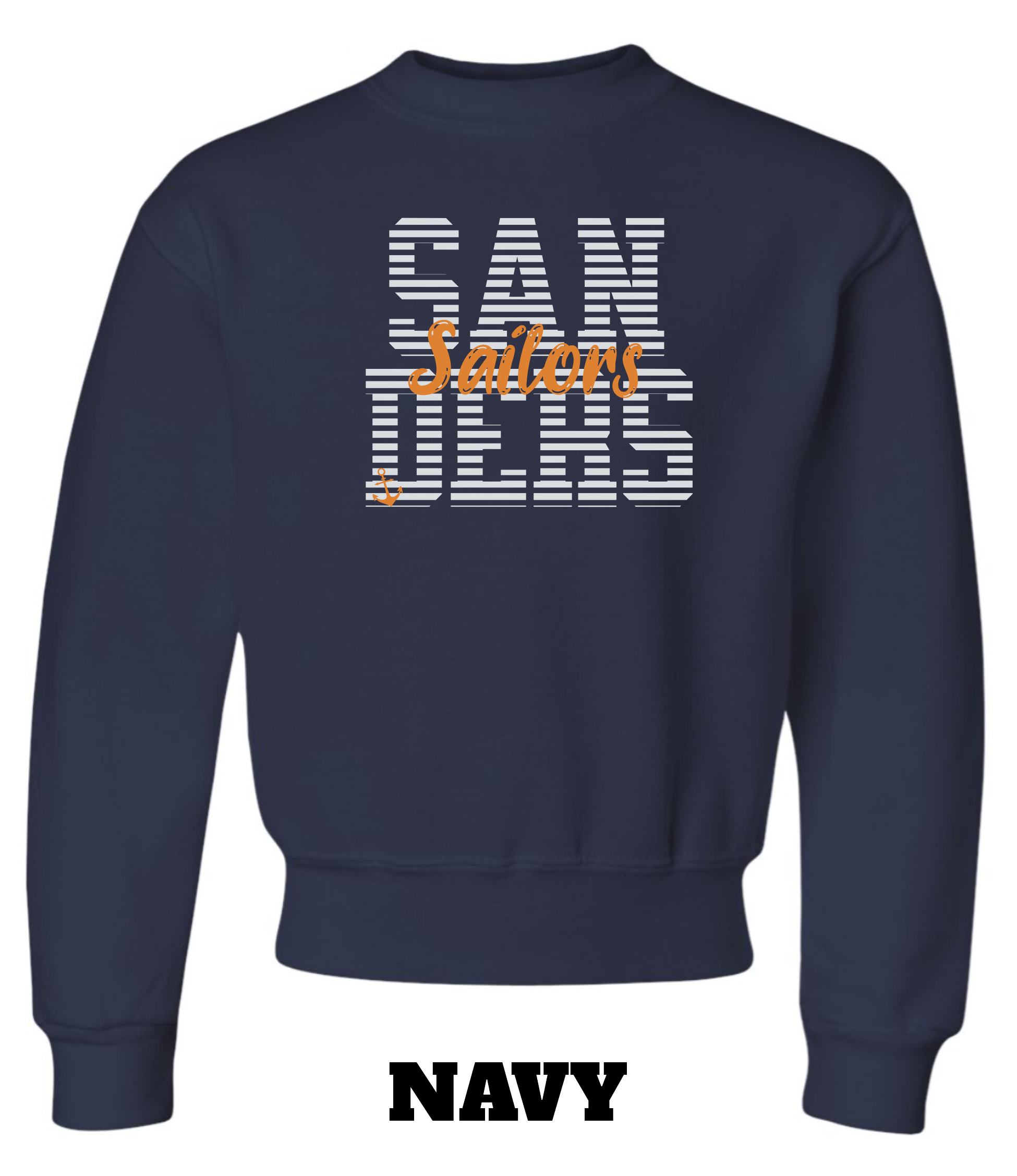 Sanders Lines Crewneck Sweatshirt