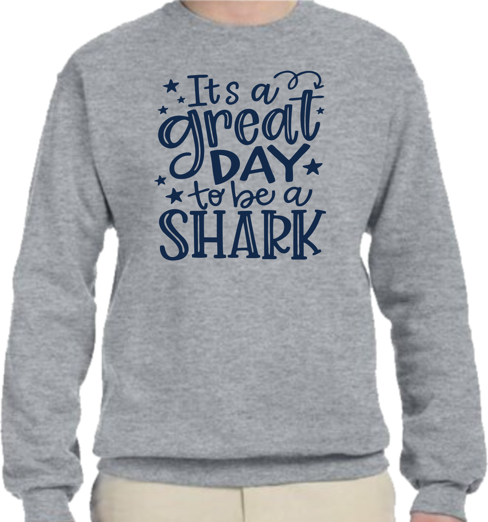 Standiford Sharks Great Day Crewneck Sweatshirt