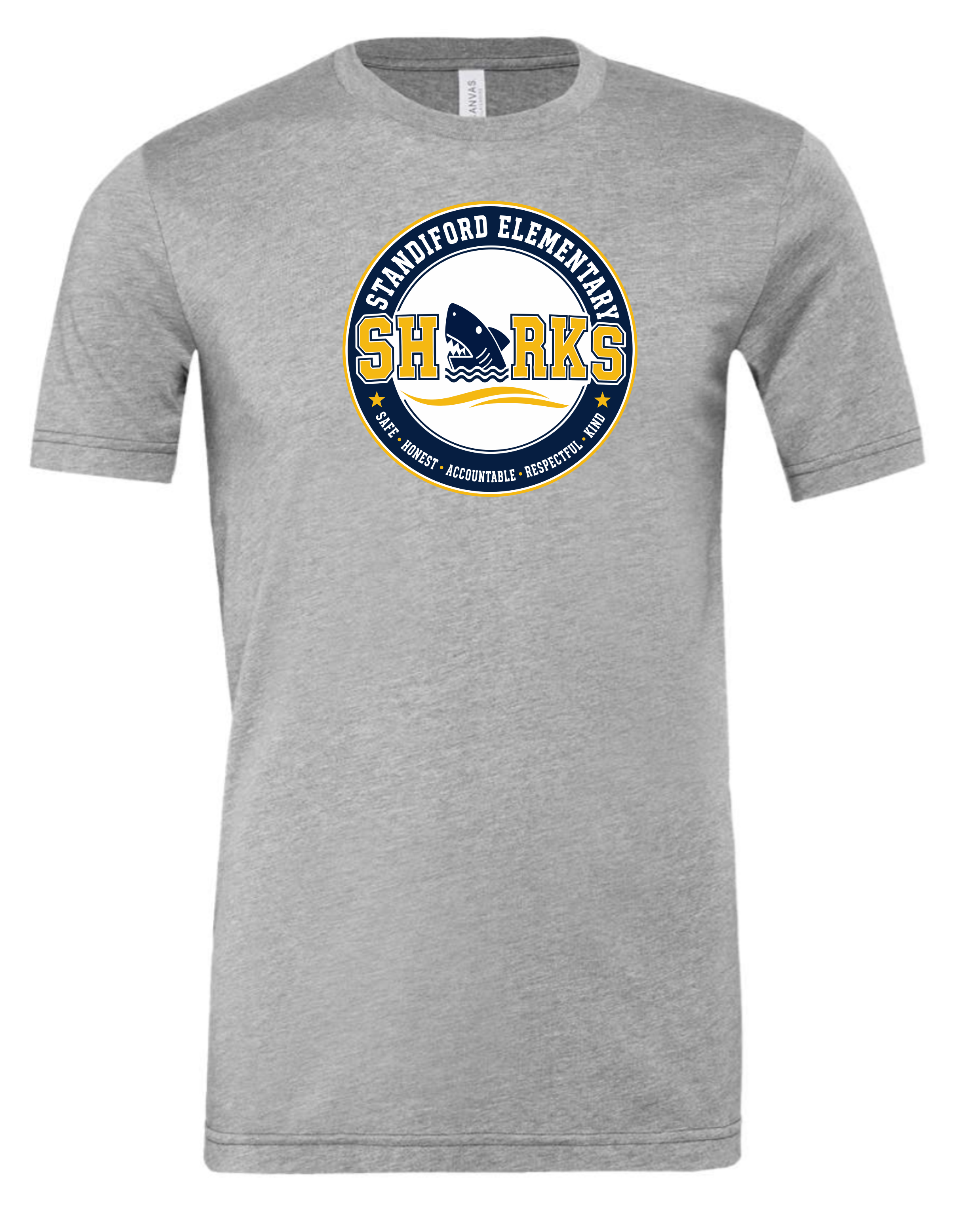 Standiford Sharks Round Logo T-Shirt