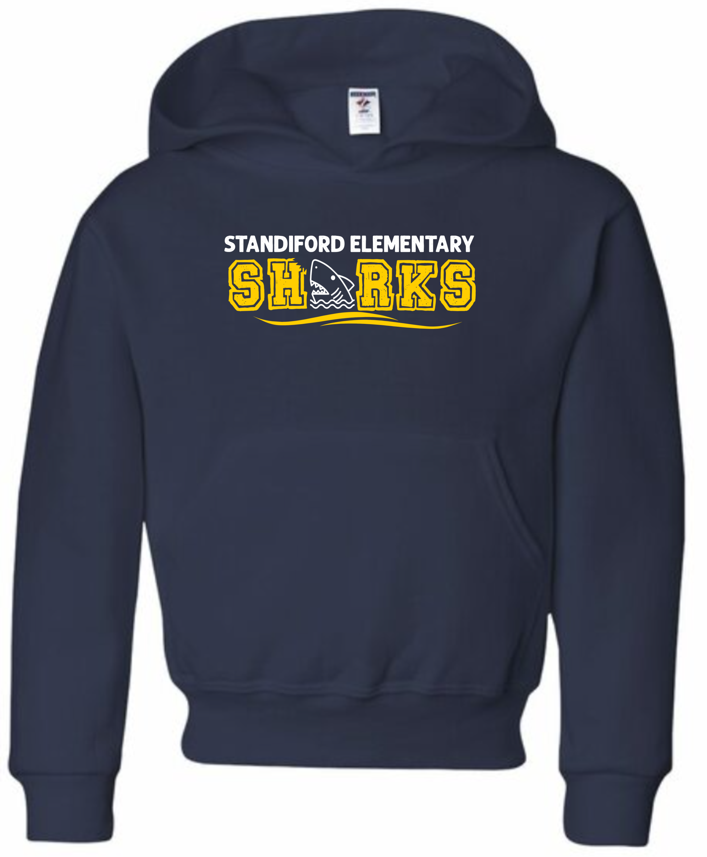 Standiford Shark Outline Hoodie