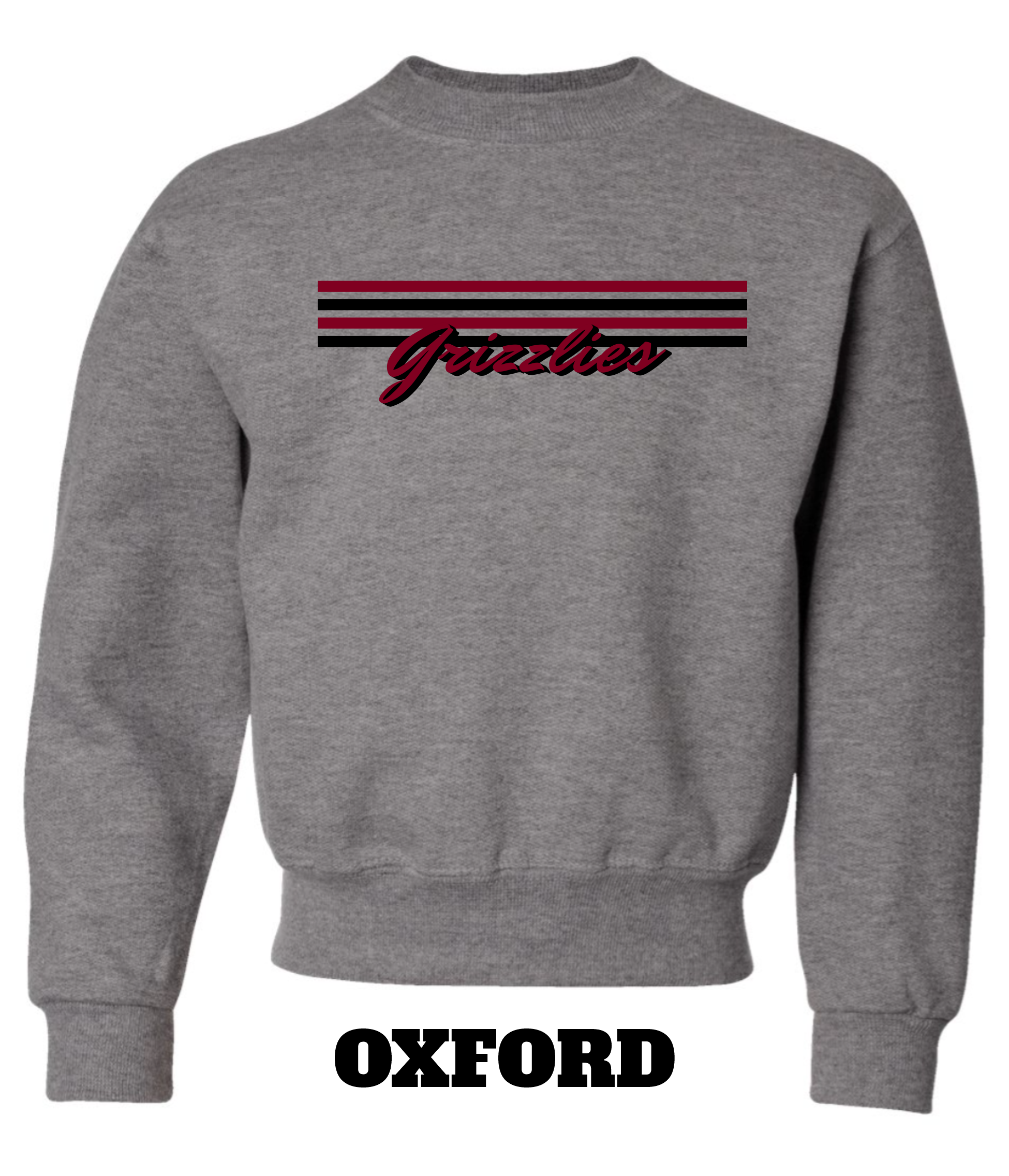 Sinclear Grizzlies Lines Crewneck Sweatshirt