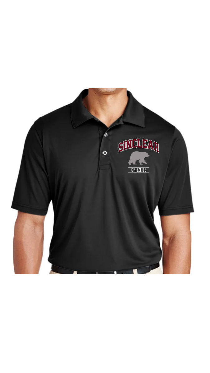 Sinclear Elementary Polo Shirt - Black – domscustomkingdom.com