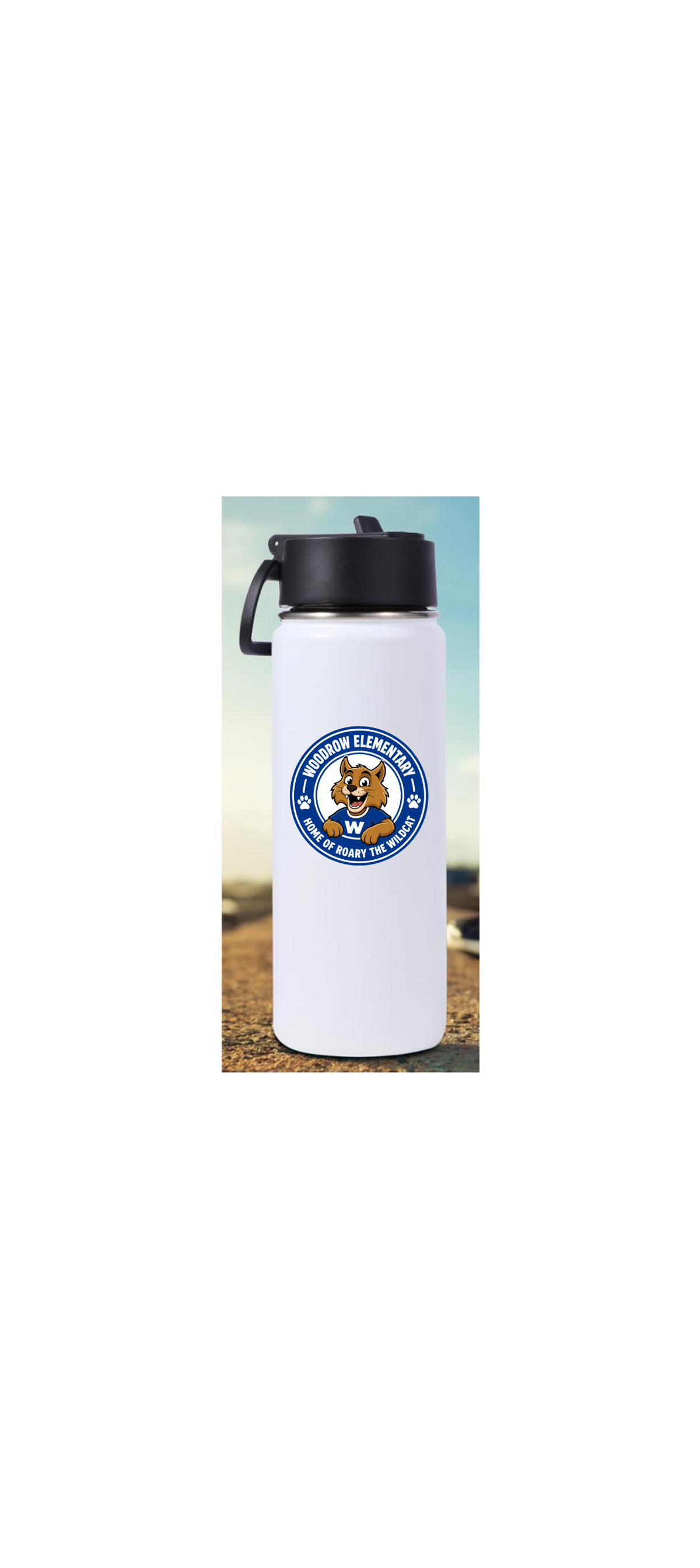 Woodrow Elementary Stainless Steel Water Bottle